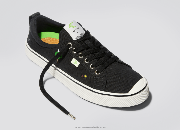 T8NFN298 Women Peanuts Earth Black Canvas Cariuma