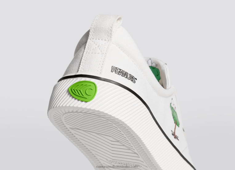 T8NFN299 Women Peanuts Earth Off-White Canvas Cariuma