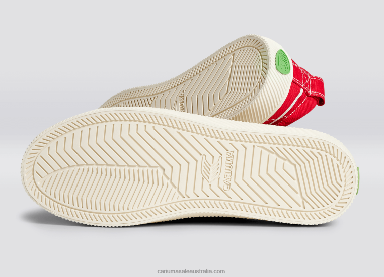 T8NFN306 Women Gerry Lopez Red Canvas Cariuma