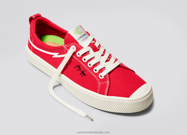T8NFN306 Women Gerry Lopez Red Canvas Cariuma