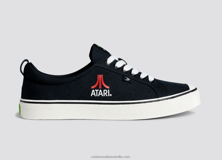 T8NFN309 Women Atari Black Canvas Cariuma
