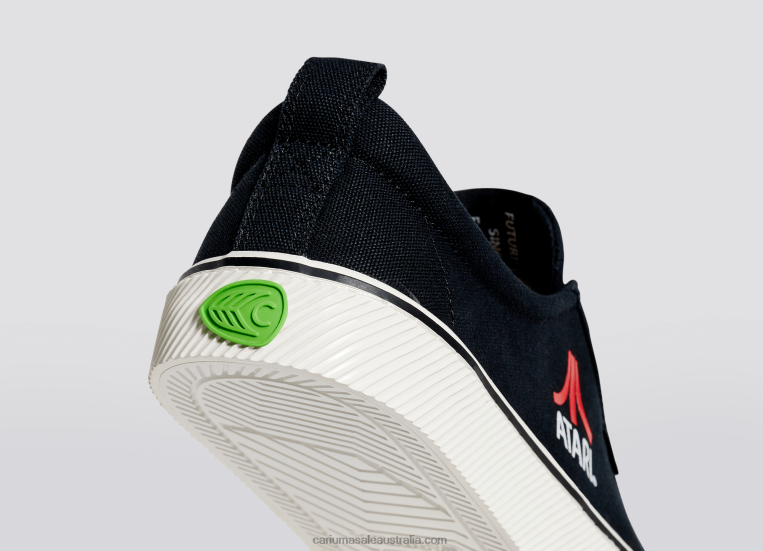T8NFN309 Women Atari Black Canvas Cariuma