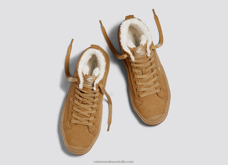 T8NFN286 Women Therma All Camel Suede Cariuma