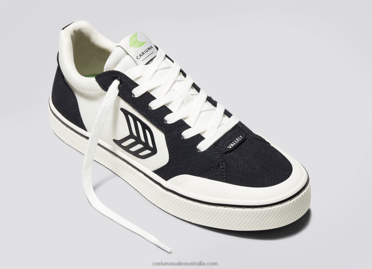 T8NFN339 Women Black & Off-White Vintage/Black Cariuma