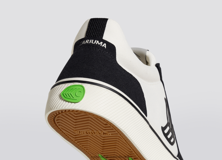 T8NFN339 Women Black & Off-White Vintage/Black Cariuma